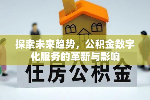 安乡探索未来趋势，公积金数字化服务的革新与影响