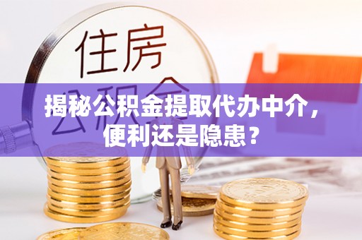 安乡揭秘公积金提取代办中介，便利还是隐患？