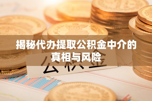 安乡揭秘代办提取公积金中介的真相与风险