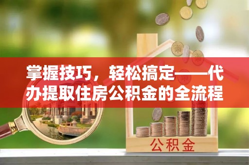 安乡掌握技巧，轻松搞定——代办提取住房公积金的全流程解析