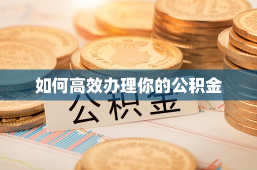 安乡如何高效办理你的公积金