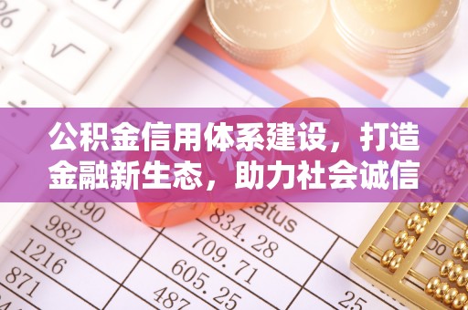 安乡公积金信用体系建设，打造金融新生态，助力社会诚信发展