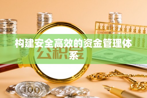 安乡构建安全高效的资金管理体系