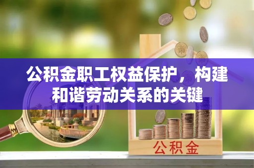 安乡公积金职工权益保护，构建和谐劳动关系的关键